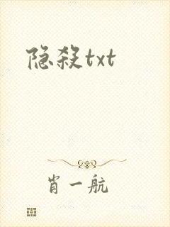 隐杀txt