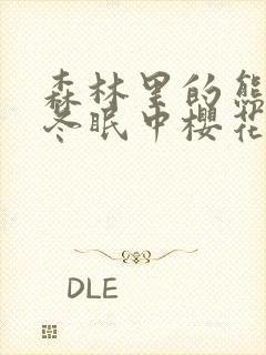 森林里的熊先生冬眠中樱花动漫