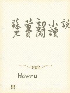 苏若初小说全文免费阅读