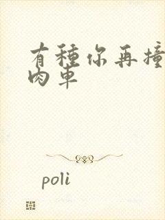 有种你再撞一下肉车