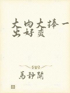 大肉大捧一进一出好爽