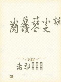 小蘑菇小说免费阅读全文