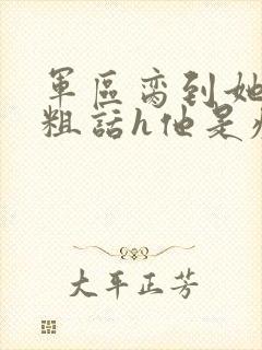 军区脔到她哭h粗话h他是疯批