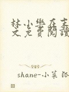 林小乐在末世全文免费阅读