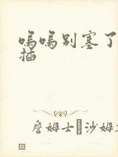 呜呜别塞了啊抽插