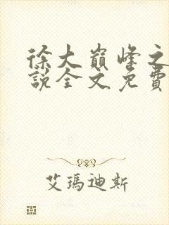 徐大巅峰之路小说全文免费阅读