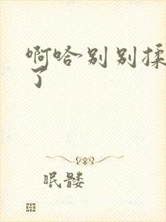 啊哈别别揉那处了