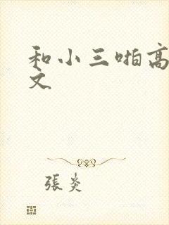 和小三啪高辣h文