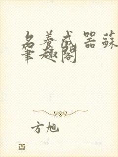 名养成器苏沫沫笔趣阁