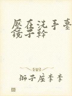 压在洗手台看着镜子干