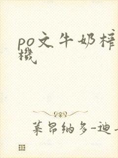 po文牛奶榨汁机