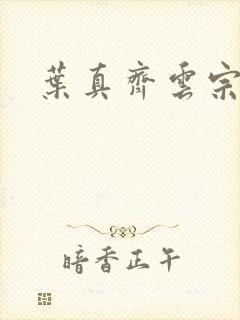 叶真齐云宗免费