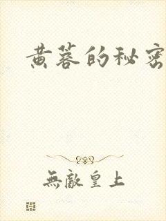 黄蓉的秘密