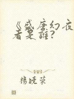 《盛唐幻夜》作者是谁?