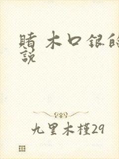 赌 木口银的小说