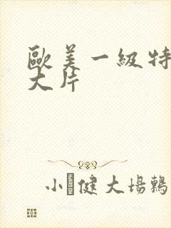 欧美一级特黄a大片