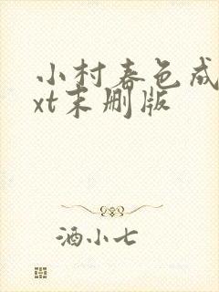 小村春色成刚txt末删版