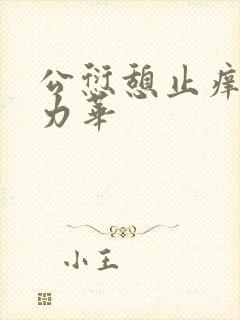 公愆憩止痒古悦力华