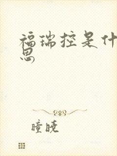 福瑞控是什么意思