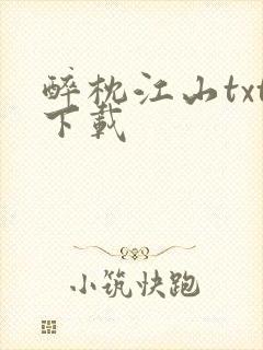 醉枕江山txt下载