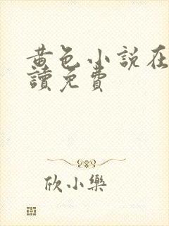 黄色小说在线阅读免费