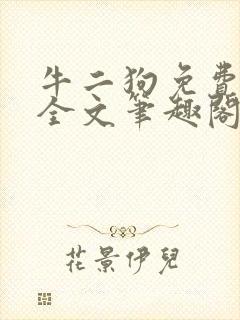 牛二狗免费阅读全文笔趣阁