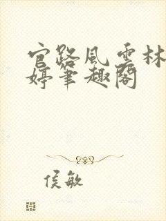 官路风云林海姜婷笔趣阁