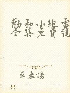 劝和小组电视剧全集免费观看