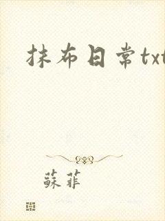 抹布日常txt
