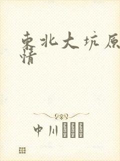 东北大坑原始激情
