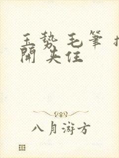 玉势 毛笔 撑开 夹住