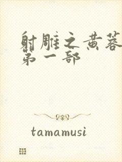 射雕之黄蓉新传第一部