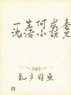 一生何求秦菲雪沈浩小说免费阅读全文笔趣阁