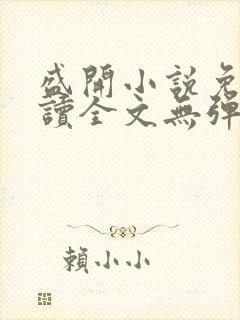 盛开小说免费阅读全文无弹窗