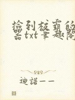 捡到校霸的遥控器txt笔趣阁