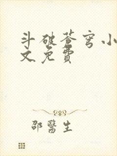 斗破苍穹小说全文免费