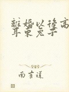 离婚以后高干 耳东兔子