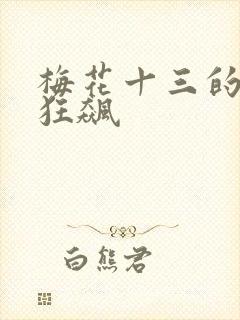 梅花十三的乳液狂飙