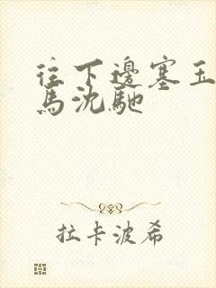 往下边塞玉器骑马沈驰