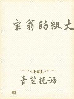 家翁的粗大