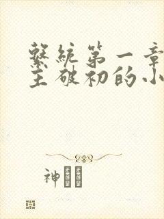 系统第一章给宿主破初的小说