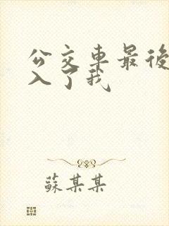 公交车最后一排入了我