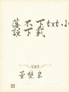 落不下txt小说下载