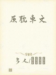 原耽车文