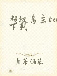 超级岛主txt下载