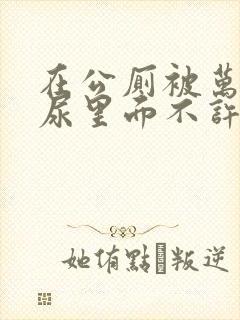 在公厕被万人c尿里面不许漏