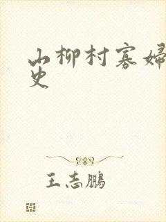 山柳村寡妇的情史