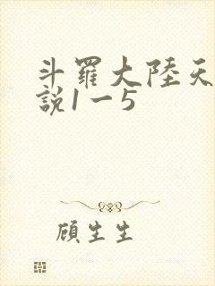 斗罗大陆天狂传说1一5