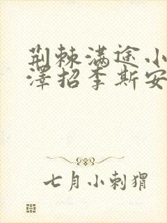 荆棘满途小说李泽招李斯安