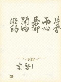 拨开岳两片肥嫩的肉御心香帅